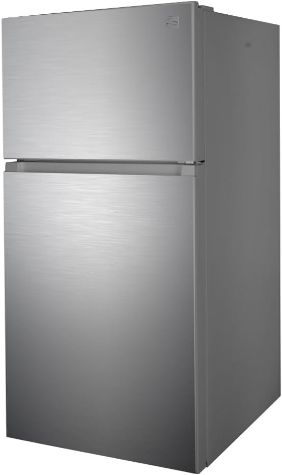 Kenmore 30 in. 18.2 cu. ft. Capacity Refrigerator/Freezer with Adjustable Glass Shelving, Humidity Control Crispers, Gallon Door Bins, ENERGY STAR Certified, Fingerprint Resistant Stainless Steel - Image 15