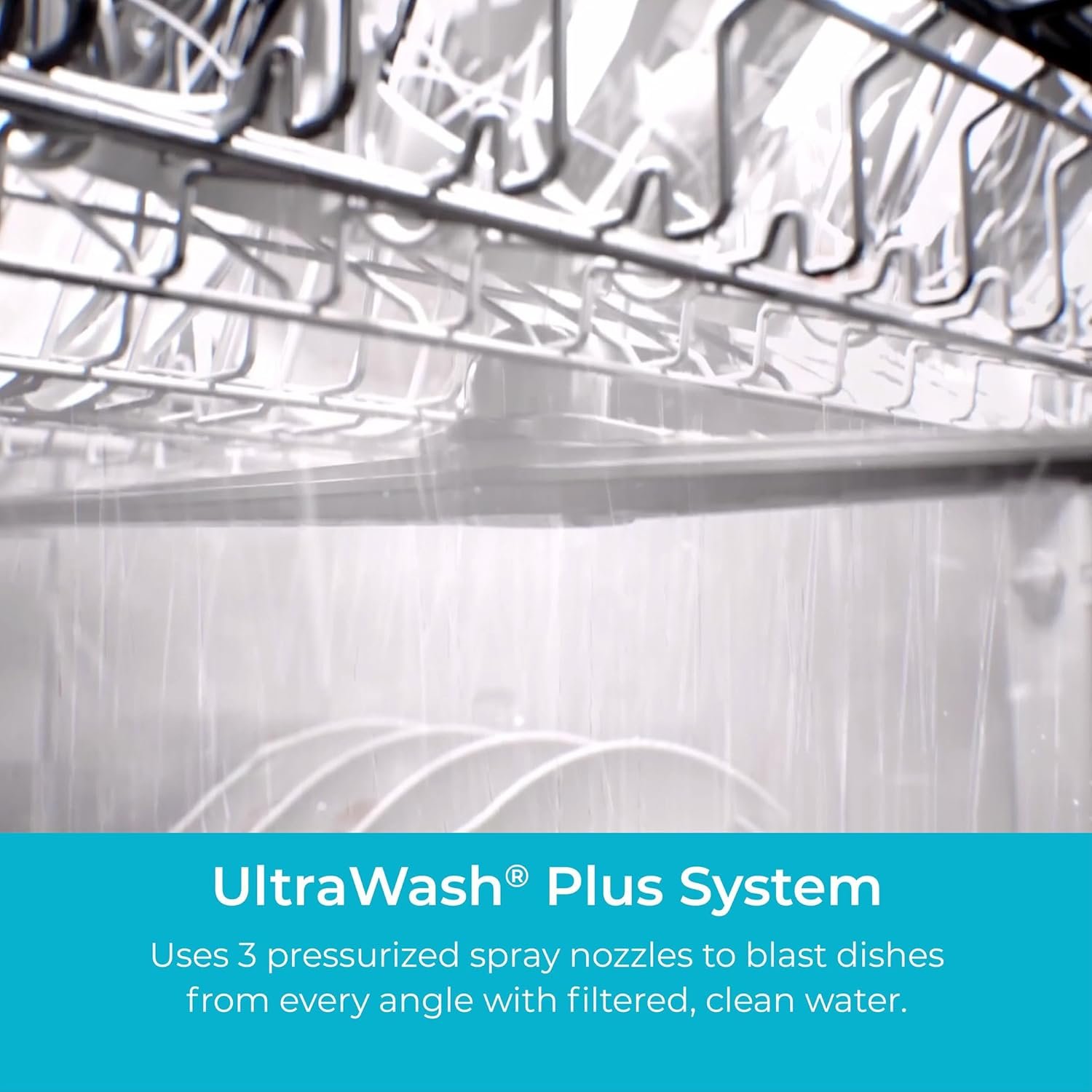 Kenmore 24" Built-In Stainless Steel Tub Dishwasher with EasyFlex 3rd Rack, SmartWash, UltraWash Plus, TurboDry, MoreSpace Adjustable Rack, Energy Star Certified, White - Image 5