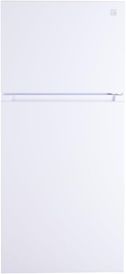 Kenmore 30 in. 18.2 cu. ft. Capacity Refrigerator/Freezer with Adjustable Glass Shelving, Humidity Control Crispers, Gallon Door Bins, ENERGY STAR Certified, White