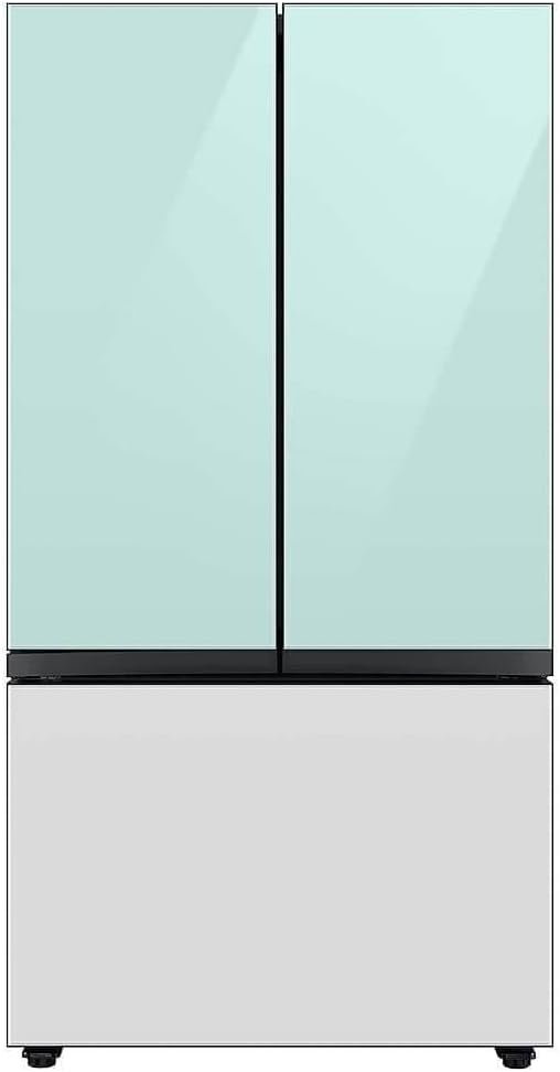 Samsung RAF36DB312 Bespoke 3-Door French Door Refrigerator Panel - Bottom Panel - White Glass - Image 3