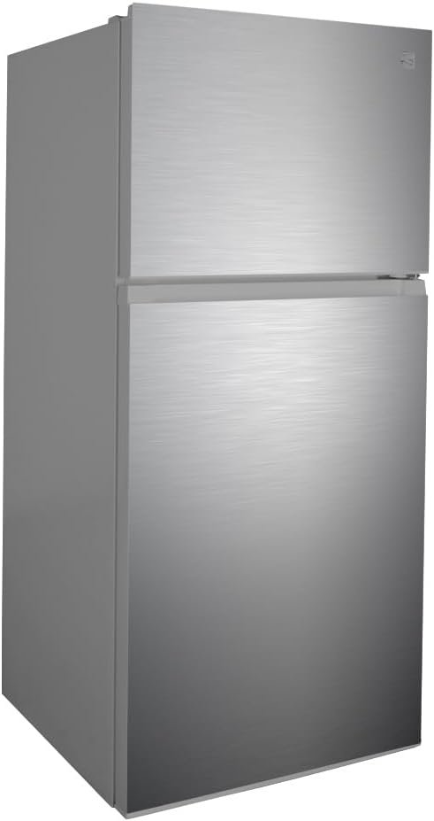 Kenmore 30 in. 18.2 cu. ft. Capacity Refrigerator/Freezer with Adjustable Glass Shelving, Humidity Control Crispers, Gallon Door Bins, ENERGY STAR Certified, Fingerprint Resistant Stainless Steel - Image 16