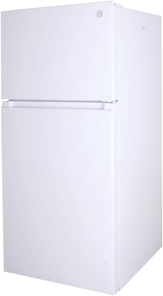 Kenmore 30 in. 18.2 cu. ft. Capacity Refrigerator/Freezer with Adjustable Glass Shelving, Humidity Control Crispers, Gallon Door Bins, ENERGY STAR Certified, White - Image 16