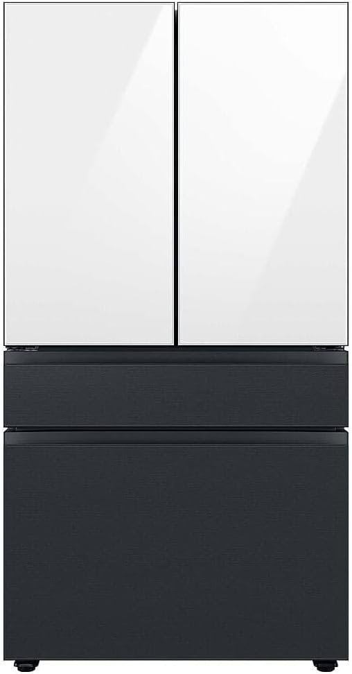 Samsung RAF18DU412 Bespoke 4-Door French Door Refrigerator Panel - Top Panel - White Glass - Image 4