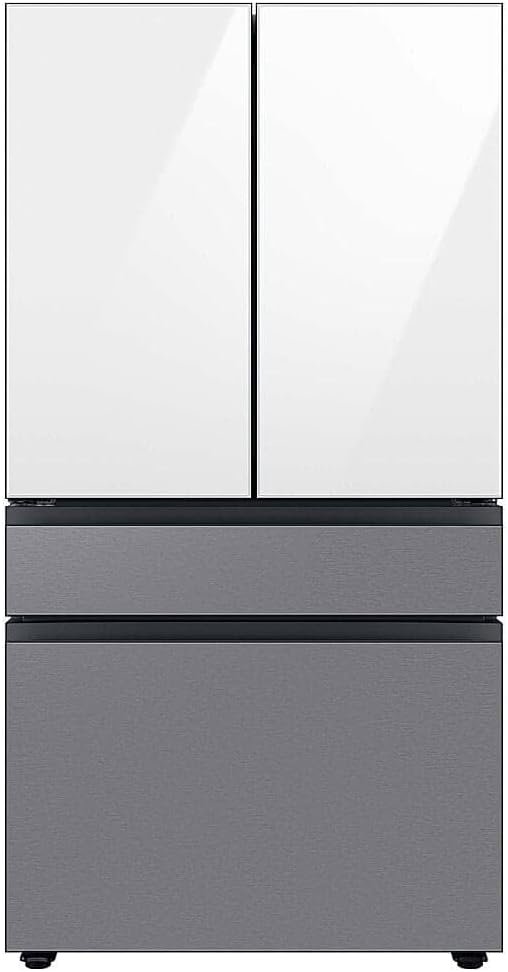 Samsung RAF18DU412 Bespoke 4-Door French Door Refrigerator Panel - Top Panel - White Glass - Image 3