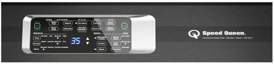 Speed Queen ADG4BRG 27 Gas Dryer 7.0 cu. ft. Capacity, 4 Drying Cycles, 1/3 HP Motor, 220 CFM Fan - Image 3