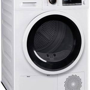 Midea MLE25H7BWW Heat Pump, Ventless Front Load Dryer Stackable Washing Machine, Energy Efficient and Space Saving, 4.4 Cu.ft, White