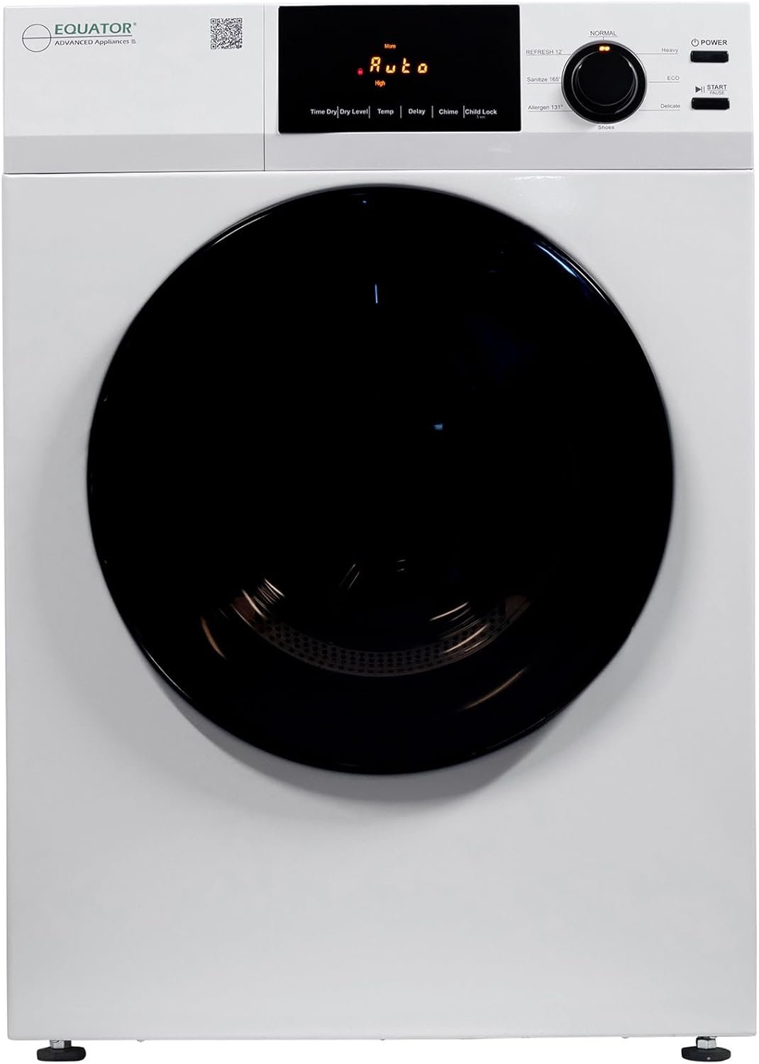 Equator 24" VENTED Sensor Dryer 4cf/18lbsTouch Control 110V DIGITAL