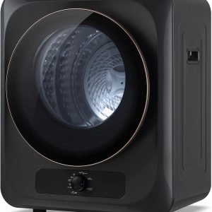 10Lbs Portable Dryer, 110V Portable Clothes Dryer for Laundry Apartment RV, Compact Electric Dryer with 5 Drying Modes, Front Load Stackable Mini Dryer