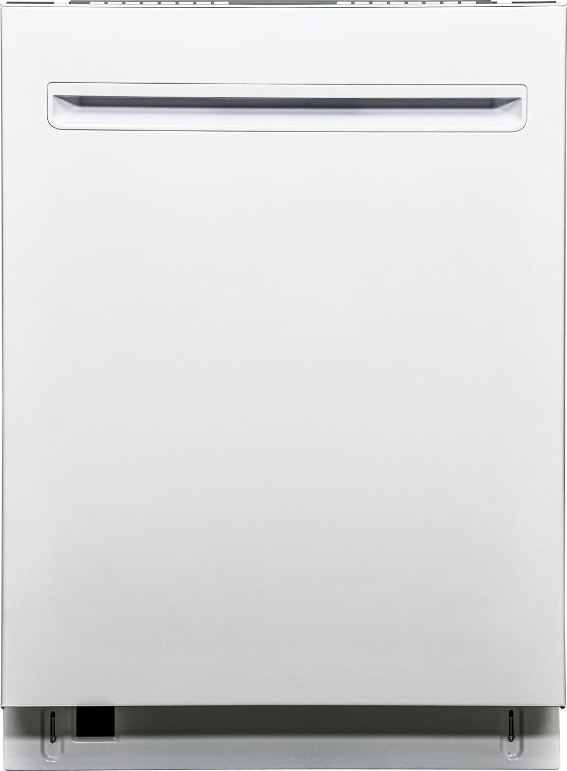 Kenmore 24" Built-In Stainless Steel Tub Dishwasher with EasyFlex 3rd Rack, SmartWash, UltraWash Plus, TurboDry, MoreSpace Adjustable Rack, Energy Star Certified, White