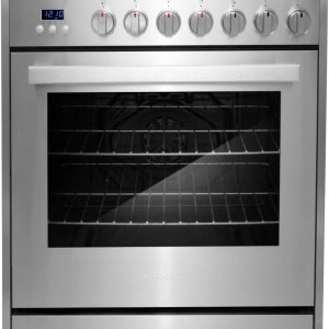 COSMO COS-305AGC 30 in. 5.0 cu. ft. Freestanding Single Oven Gas Range with 5 Burner Cooktop and Heavy Duty Cast Iron Grates in Stainless Steel