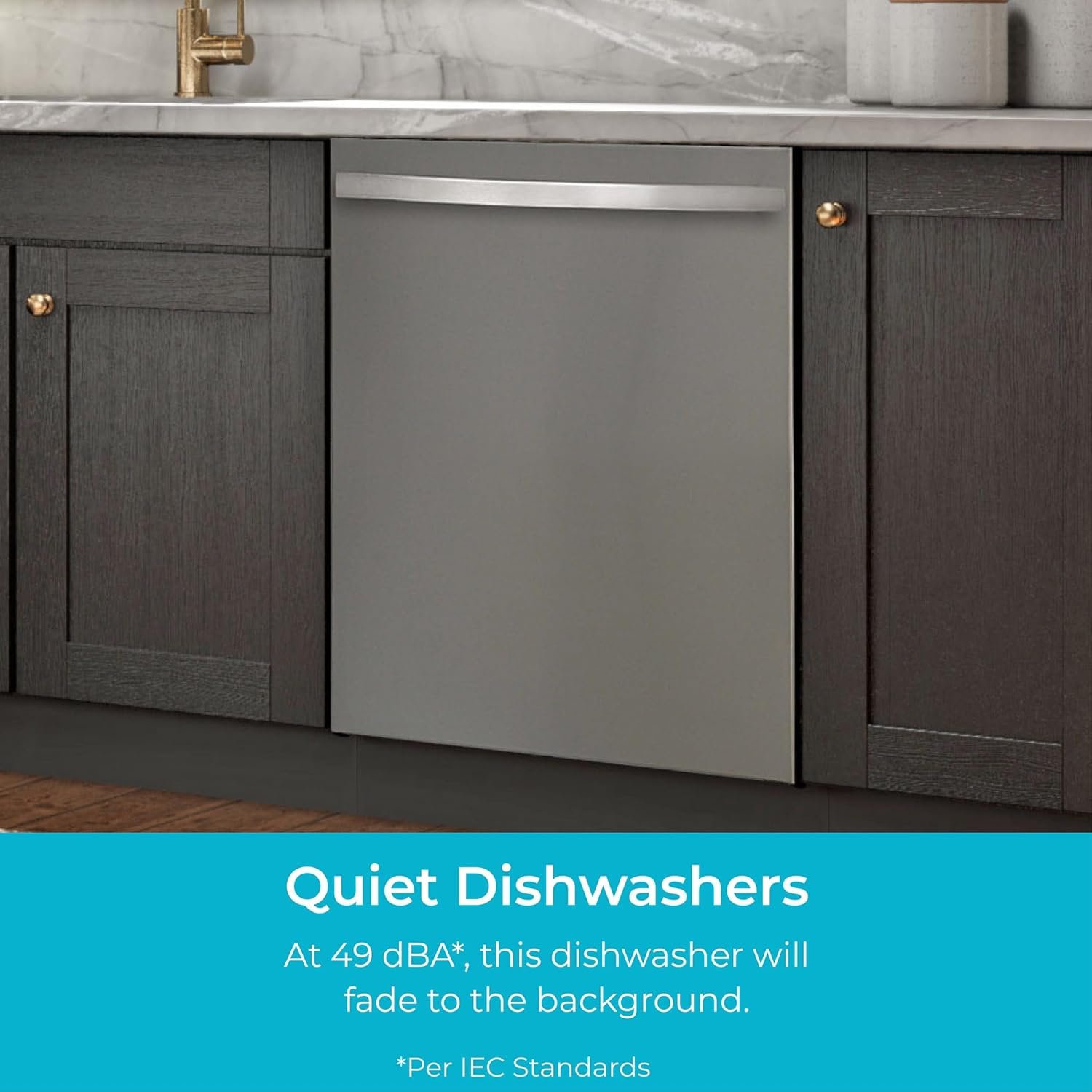 Kenmore 24" Built-In Stainless Steel Tub Dishwasher with EasyFlex 3rd Rack, SmartWash, UltraWash Plus, TurboDry, and Adjustable Rack, Energy Star Certified, Fingerprint Resistant Stainless Steel - Image 10