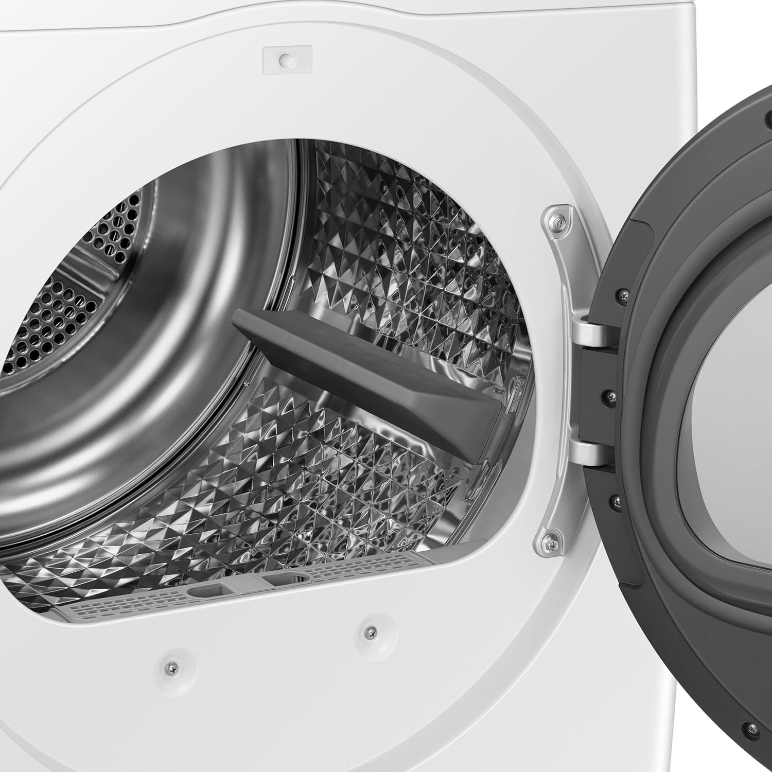 SAMSUNG 4.0 cu. ft. Electric Dryer, Compact Clothes Drying Machine, Stackable for Small Spaces w/Sensor Dry, 12 Preset Cycles, Reversible Door, Internal Drum Light, DV22K6800EW, White - Image 12