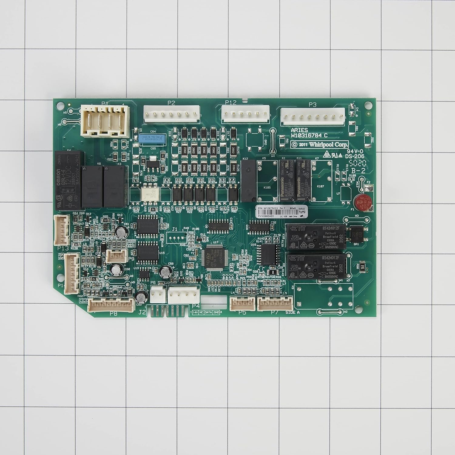 Whirlpool WPW10675033 OEM French Door Refrigerator Electronic Control Board, Green - Image 5