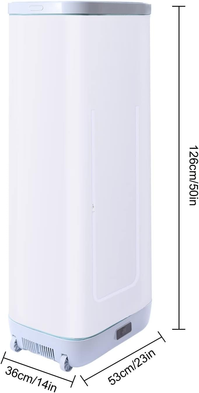 Portable Clothes Dryer, 110v 850w Electric Travel Clothes Dryer, Household Mini Quick Dryer 154.4 Small Wardrobe Dryer for Apartments, Dormitories, Home, Office - Image 7