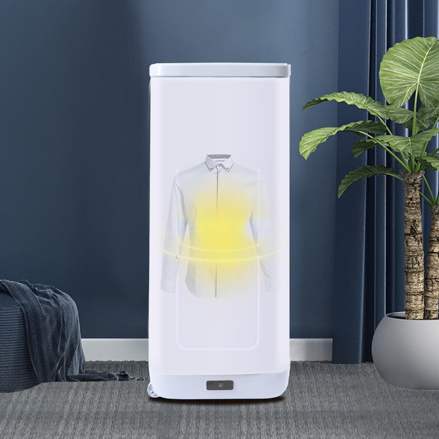 Clothes Dryer 110V Portable Folding Clothes Dryer 850W Household Mini Quick Drying Dryer 87Gal Electric Wardrobe Dryer Cabine Machine Time Adjustable for Home Apartments YT-GYJ2101 - Image 2