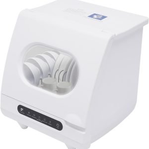 Countertop Dishwasher Portable Mini Dishwasher 5 Washing Programs Countertop Dishwasher with 5 L Built-in Water for Houses, Apartments, Dorms| US Stock