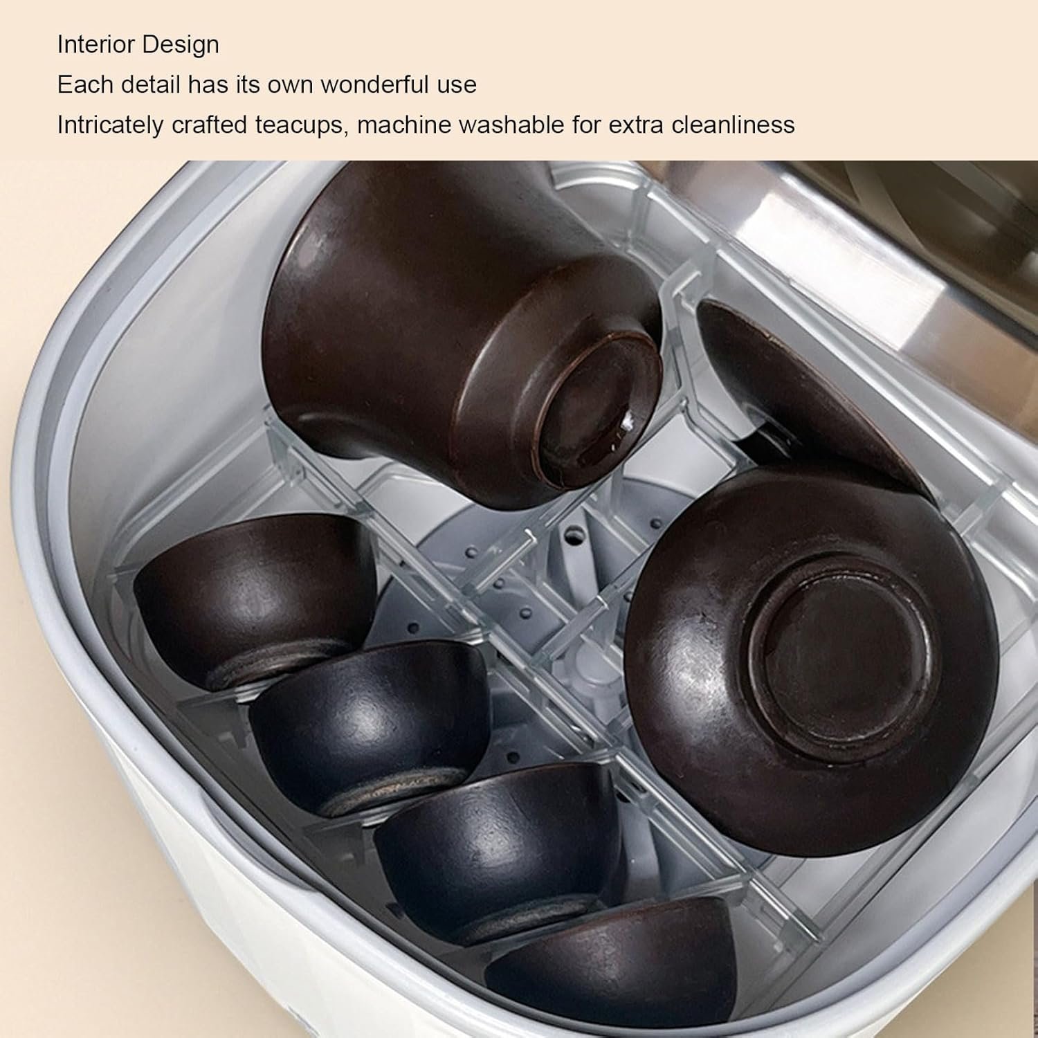 Portable Dishwasher, 360° Omni Directional 4L 5V USB Mini Dishwasher, Countertop Dishwasher for Dishware Fruit Vegetable, Dish Washer for Apartments, Camping, RV - Image 3