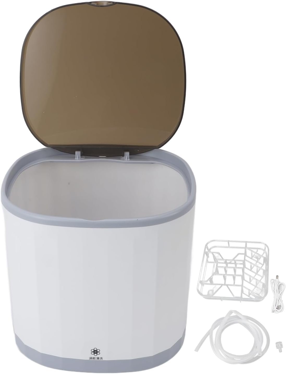 Portable Dishwasher, 360° Omni Directional 4L 5V USB Mini Dishwasher, Countertop Dishwasher for Dishware Fruit Vegetable, Dish Washer for Apartments, Camping, RV - Image 9