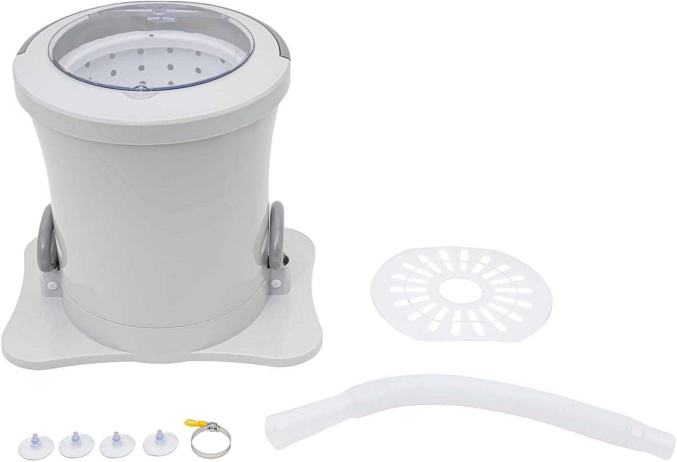 Mini Manual Washing Machine, 2 In 1 Manual Non Electric Washing Machine and Clothes Spin Dryer, 2.4Gal Mini Washing Machine Can be Used In Flats, Motels And Dormitories (White) - Image 5