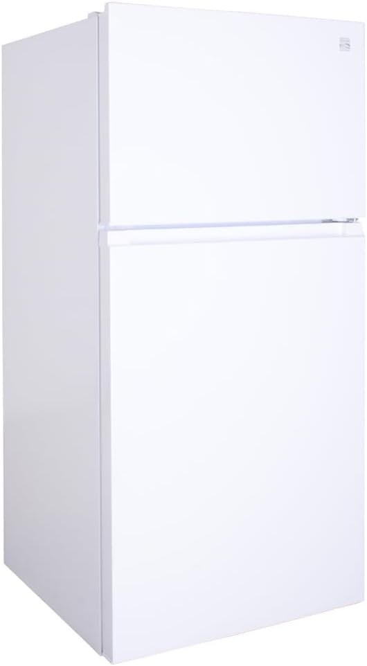 Kenmore 33 in. 20.5 cu. ft. Capacity Refrigerator/Freezer with Full-Width Adjustable Glass Shelving, Humidity Control Crispers, ENERGY STAR Certified, White - Image 17
