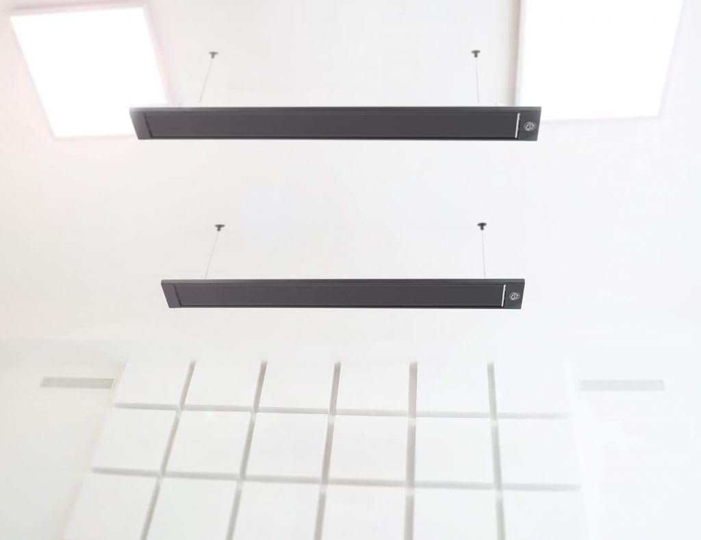 Hot yoga infrared heaters for home Long Wave BILUX HOT YOGA 75 sq. ft. Ceiling Mount 1200W x 2 pcs., 240V - Image 4