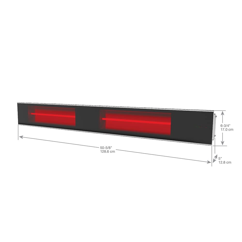 Dimplex Indoor/Outdoor Electric Infrared Heater (Model: DIR30A10GR), 240V, 3000W, Stainless Steal - Image 7