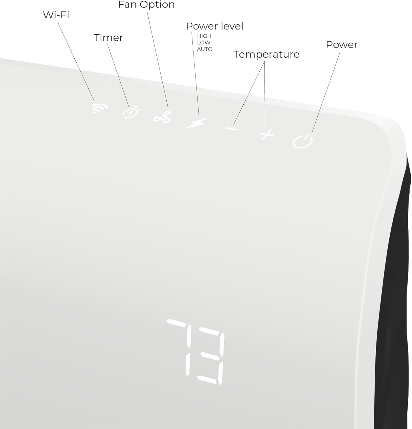 Heat Storm 1500-Watt Sedona WiFi Infrared Wall Mountable Heater,White - Image 5