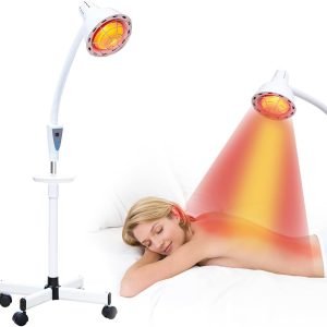 Infrared Light,White 275W Near Red Infrared Heat Lamp for Relieve Joinpt Pain and Muscle Aches