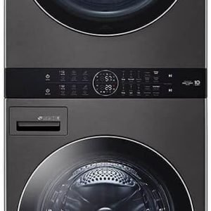 LG WKEX200HBA 27 Inch Smart Electric Single Unit WashTower with 4.5 cu. ft. Washer Capacity, 7.4 cu. ft. Dryer Capacity