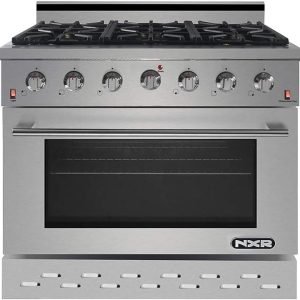 NXR 36" 5.5 cu.ft Pro-Style Propane Gas Range with Capacity Convection Oven, Stainless Steel SC3611LP