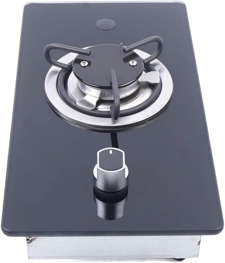 Gas Cooktop, 1 Burner Boat Caravan RV Camper LPG Gas Stove Hob With Tempered Glass, Durable Single Countertop Gas Stove With Multi-Level Fire Adjustment Suitable for Outdoor Apartments - Image 4