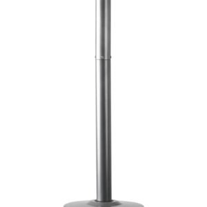 Amazon Basics 46,000 BTU Outdoor Propane Patio Heater with Wheels, Commercial & Residential, 13489.74 watts, Slate Gray, with water tank, 32.1 x 32.1 x 91.3 inches (LxWxH)