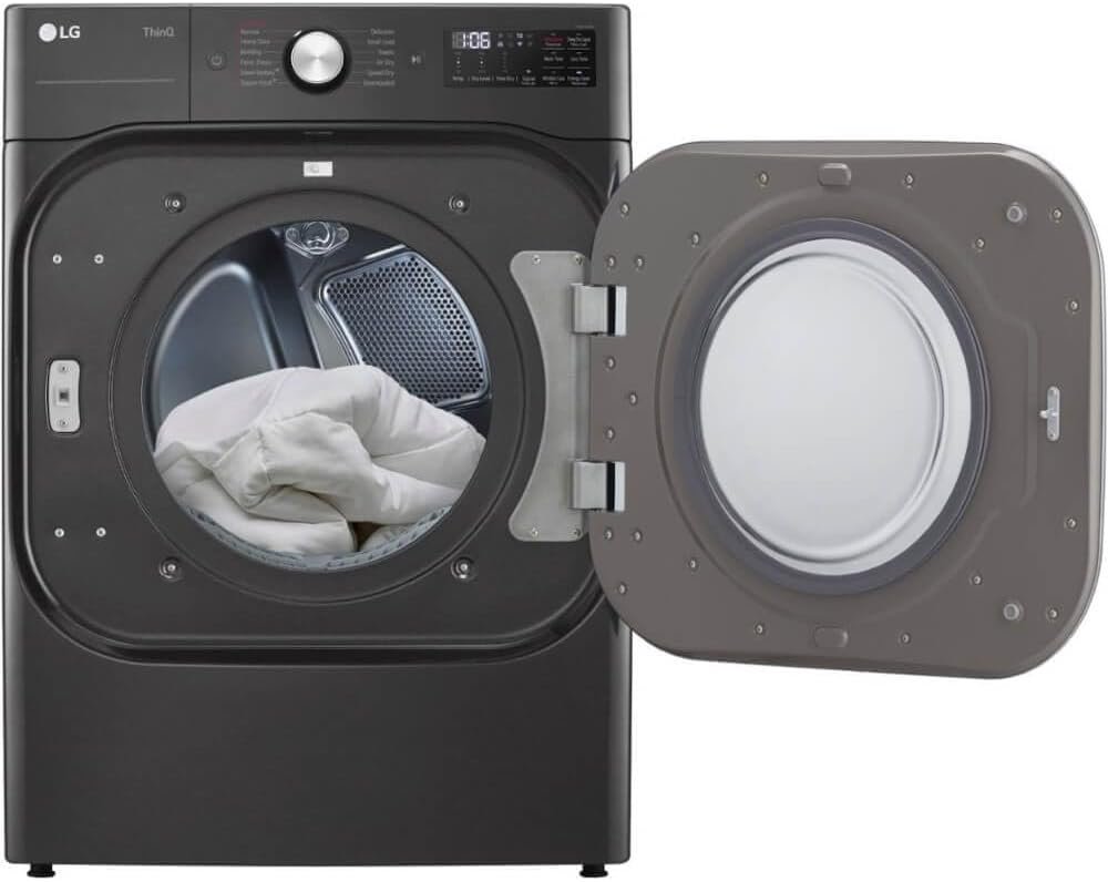 9.0 cu. ft. Mega Capacity Smart wi-fi Enabled Front Load Electric Dryer with TurboSteam™ and Built-In Intelligence - Image 4