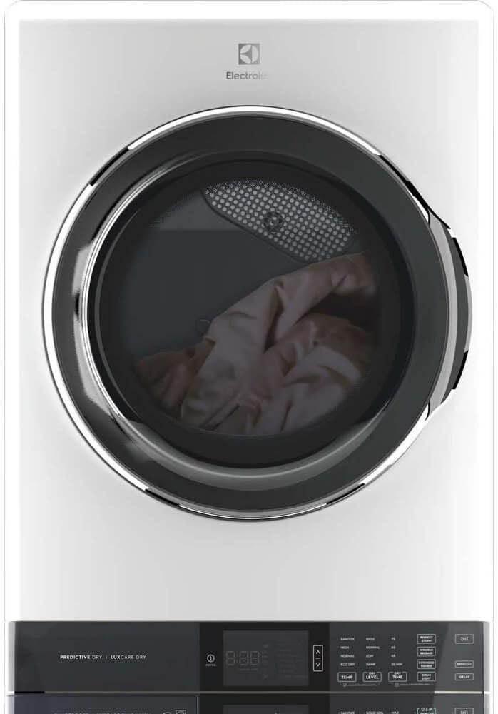 4.5 cu. ft. Stacked Washer and 8.0 cu. ft. Gas Dryer Laundry Tower in Titanium with SmartBoost Premi - Image 5