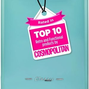 Unique Appliances UGP-24CR DW T Classic Retro Built Extremely Quiet Dishwasher Machine for Home Use, 6 Wash Cycles, 14 Place Settings, 120 V, 24", Ocean Mist Turquoise