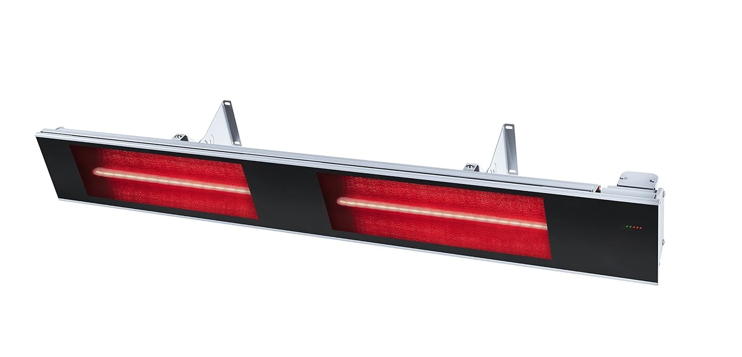 Dimplex Indoor/Outdoor Electric Infrared Heater (Model: DIR30A10GR), 240V, 3000W, Stainless Steal