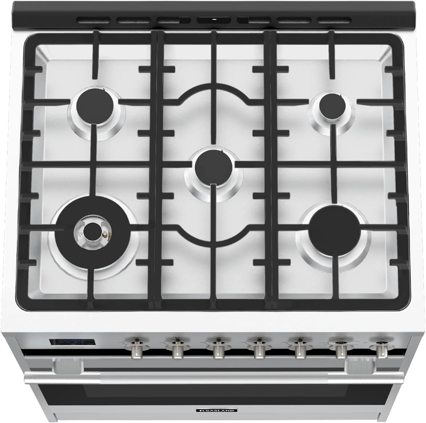 GASLAND 30'' Gas Range Stove with 5 Sealed Gas Burners, Dual Feul Stove Oven with Baking, Tray Grill and Storage Drawer, 5.0 cu. ft. Capacity, 5 Functions included LP Conversion Kit - Image 8