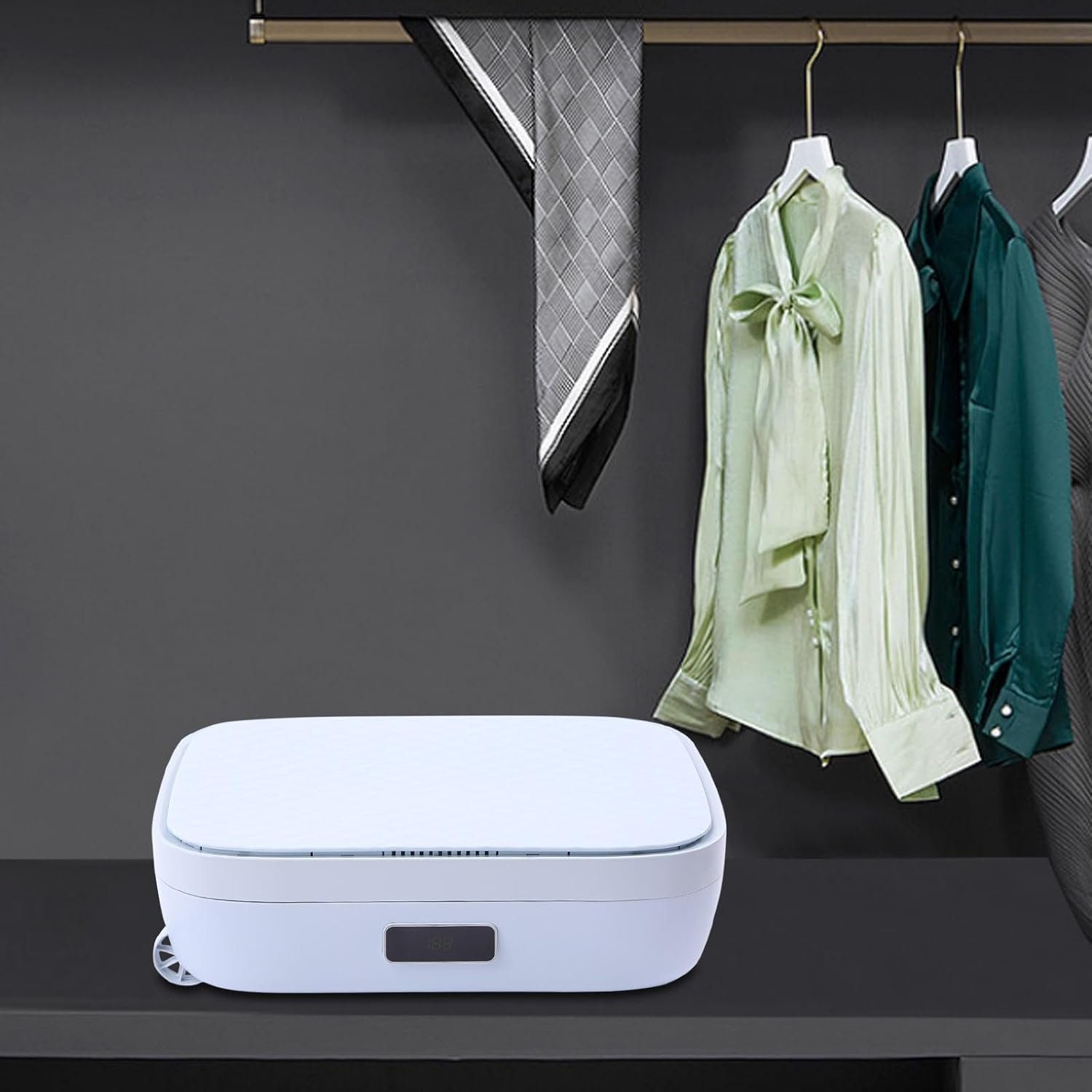 Portable Clothes Dryer, 110v 850w Electric Travel Clothes Dryer, Household Mini Quick Dryer 154.4 Small Wardrobe Dryer for Apartments, Dormitories, Home, Office - Image 2