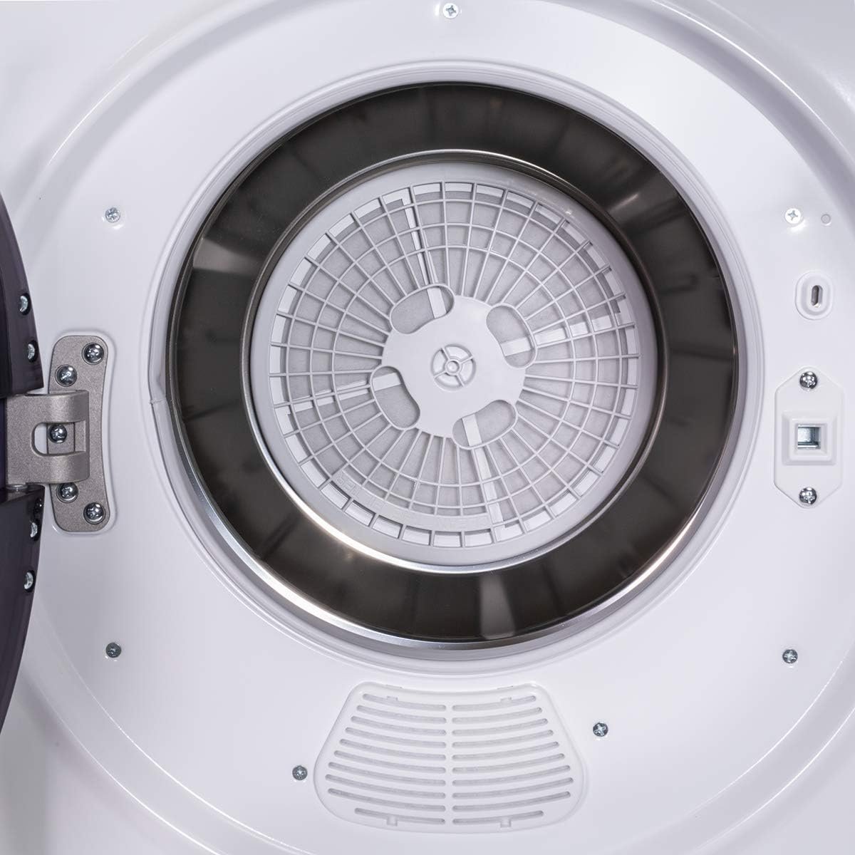 Barton Tumble Dryer White w/Digital Timer Automatic Portable Electric RV Apartment Clothes Laundry Compact - Image 5