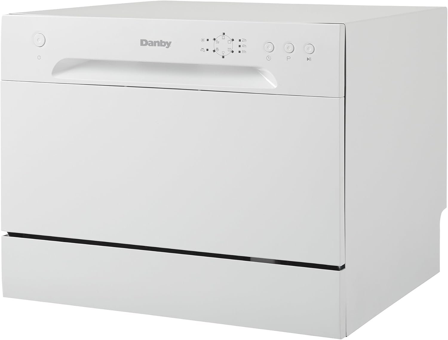 Danby DDW621WDB Countertop Dishwasher with 6 Place Settings, 6 Wash Cycles and Silverware Basket, Energy Star-Rated with Low Water Consumption and Quiet Operation, White - Image 7
