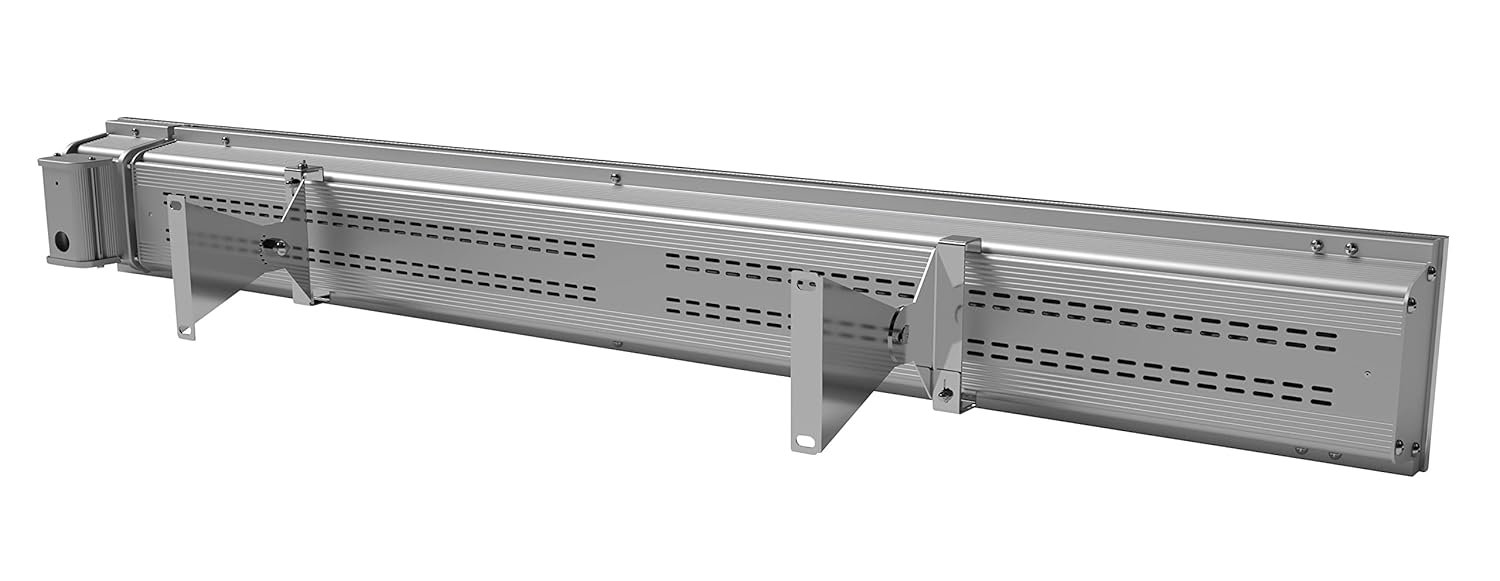 Dimplex Indoor/Outdoor Electric Infrared Heater (Model: DIR30A10GR), 240V, 3000W, Stainless Steal - Image 3