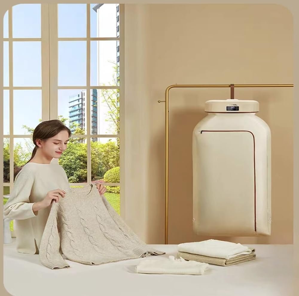 Portable Dryer, Mini Clothes Care Machine With Remote Control, Fast/Easy To Use/Small, Suitable For Small Spaces, Apartments, Rvs And Dormitories, Carrying Clothes Drying Bags - Image 7