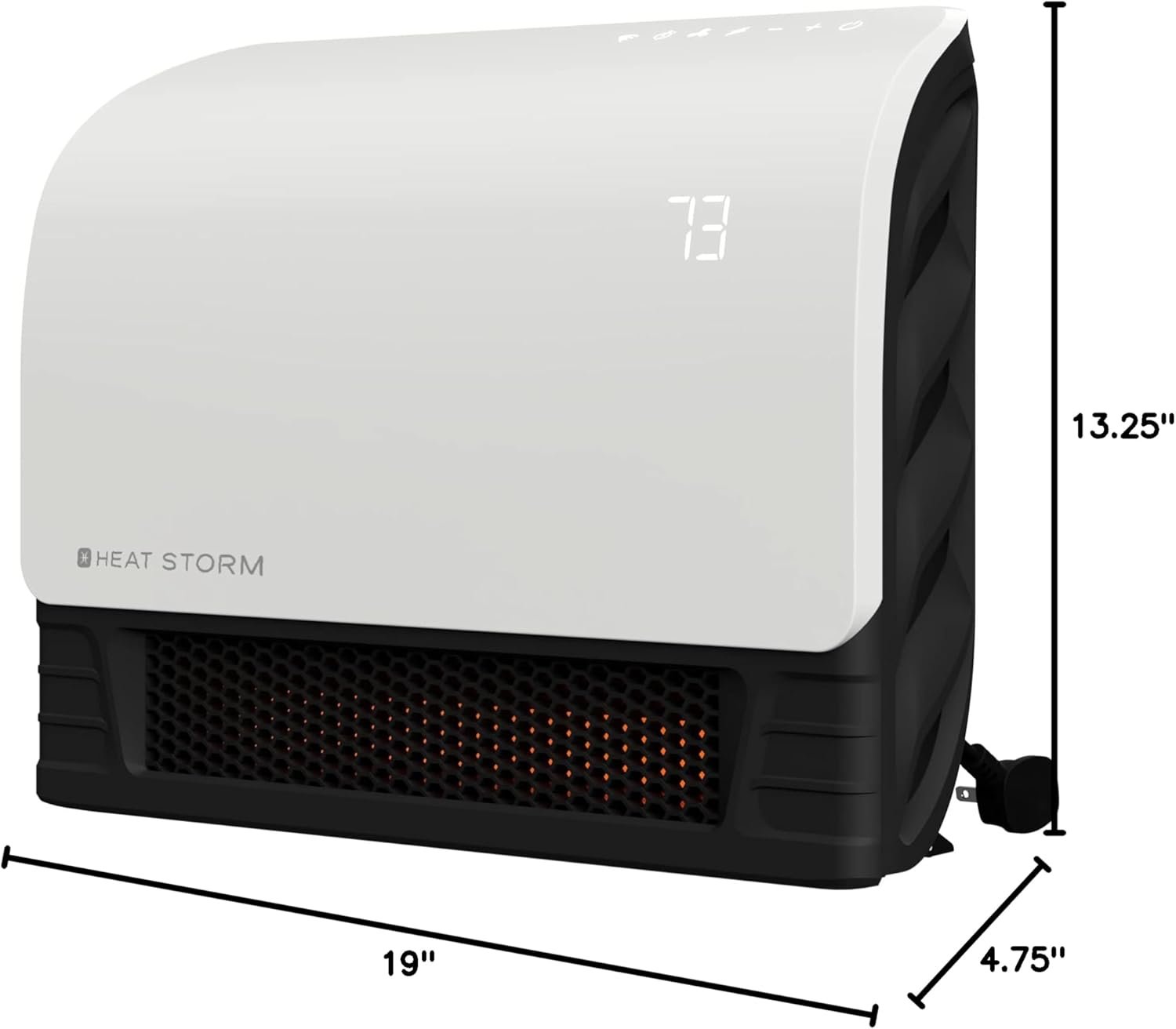 Heat Storm 1500-Watt Sedona WiFi Infrared Wall Mountable Heater,White - Image 11