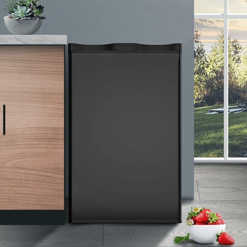 Safeplus Mini Dorm Compact Refrigerator, 3.2 Cu.Ft Compact Refrigerator Under Counter Refrigerator with Small Freezer Removable Glass Shelves - Drinks Food Beer Storage for Office Dorm or Apartment - Image 7