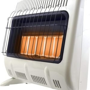 Mr. Heater 30,000 BTU Vent Free Radiant Propane Heater For Cold Rooms, Additions, Sun Rooms & Cabins - White