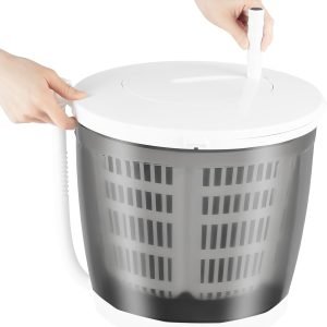 Mini Portable Washing Machine, Manual Non-Electric, Hand Cranked Washing Machine, Portable Clothes Spin Dryer for Camping, Apartments, RV