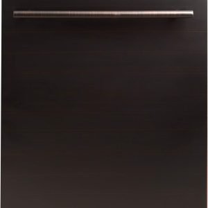 ZLINE 24 in. Top Control Dishwasher in Oil-Rubbed Bronze with Stainless Steel Tub