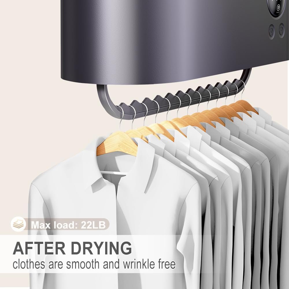 Mishcdea Portable Clothes Dryer Mini Clothes Dryer Save Space Folding Compact Dryer Machine With Dry Bag For Laundry Electric Portable Dryer For Camping ,Business Trip, Travel ,Home And Apartment - Image 5