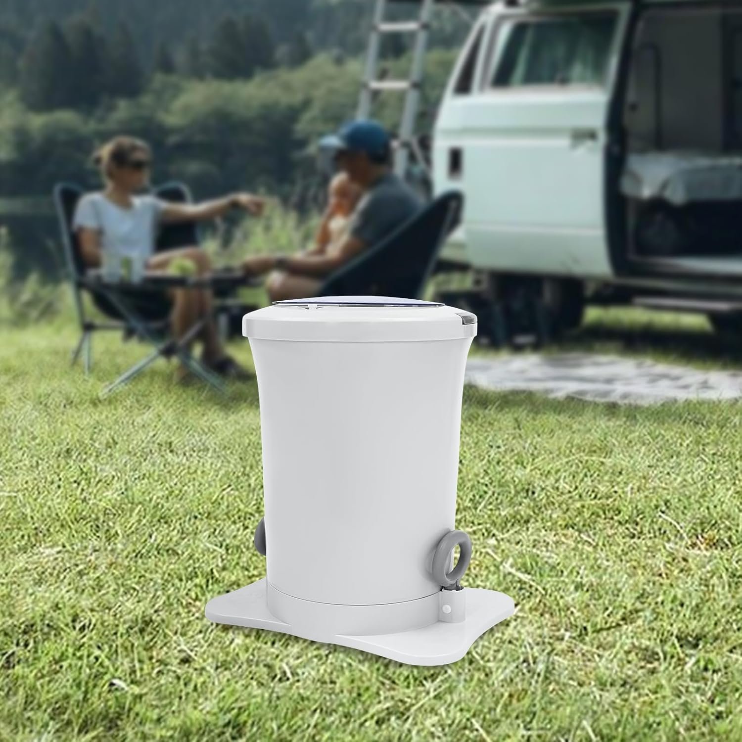Manual Clothes Dehydrator 12L Non Electric Laundry Dryer Portable Spinner Foot Pedal Clothes Dryer for Camping Traveling Apartment and Dorm - Image 6
