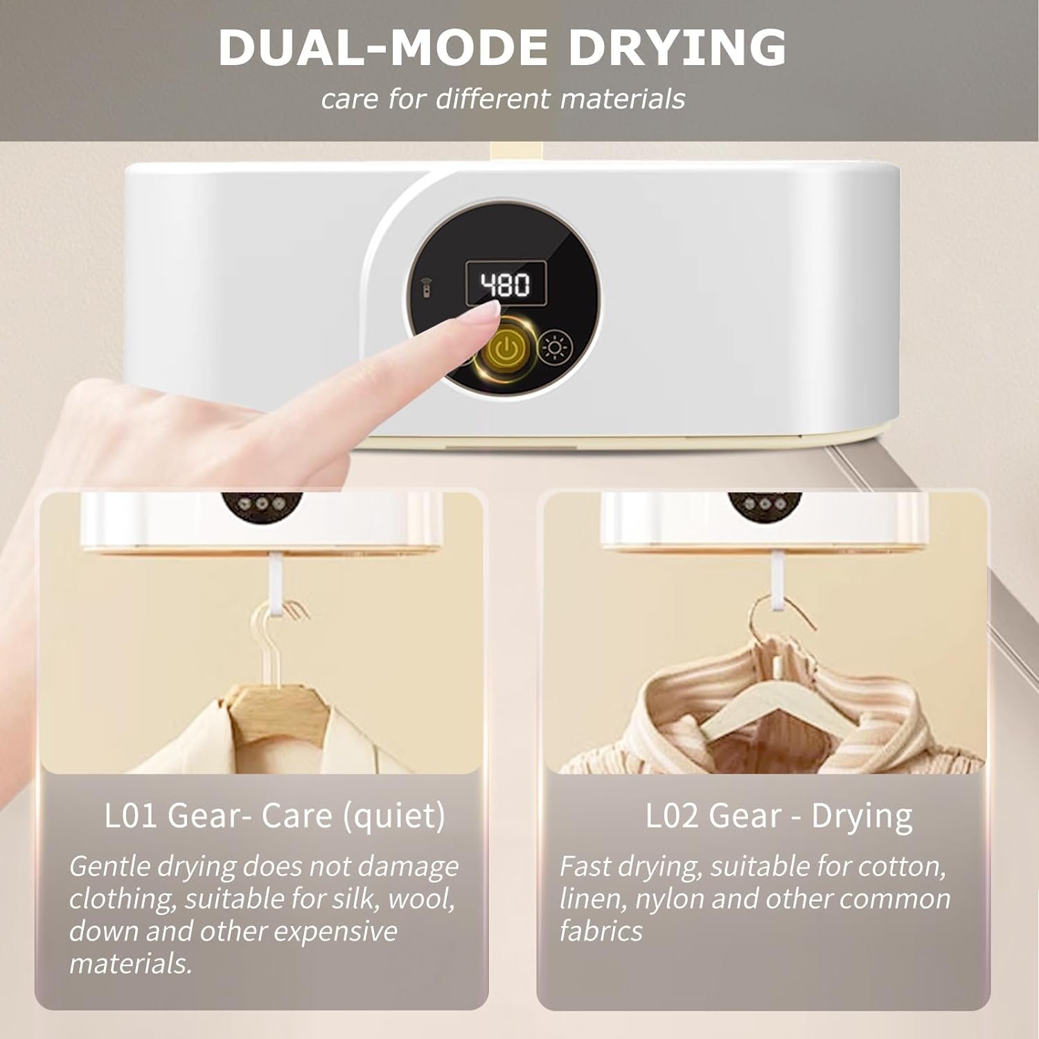 Portable Clothes Dryer - Mini Portable Dryer Machine for Laundry Apartments and Travelling, Hotel Room - Image 3
